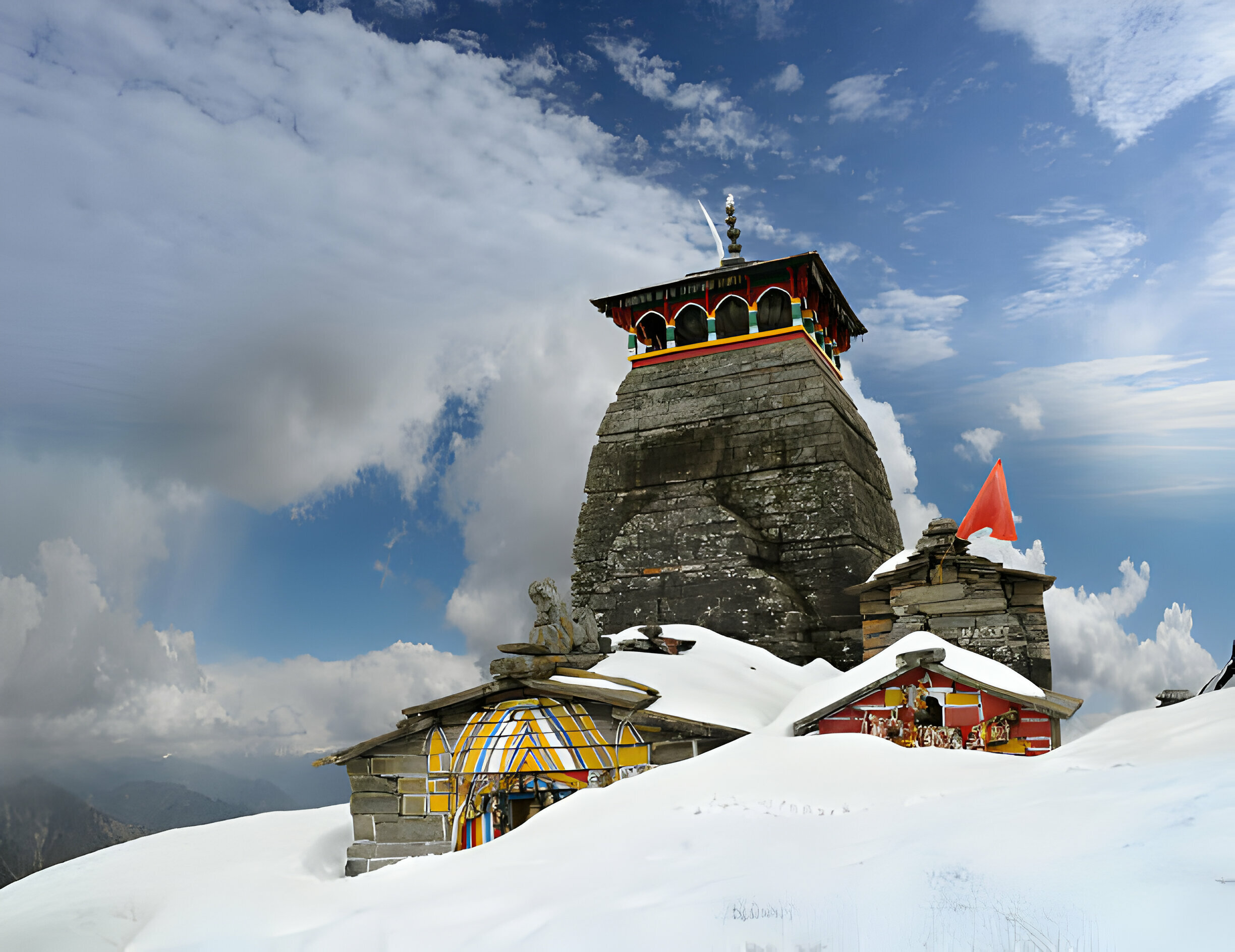 Scenic view of Chopta