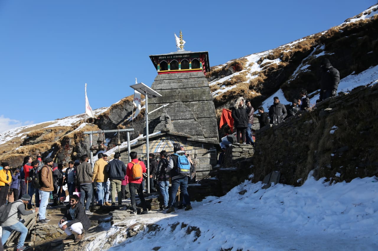 Scenic view of Chopta